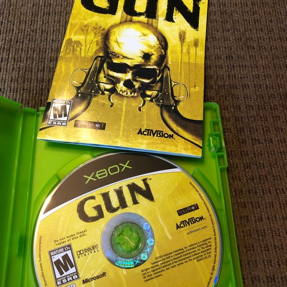 Gun Microsoft Xbox Original Complete Tested Complete Neversoft 2005 Activision - Picture 3 of 4